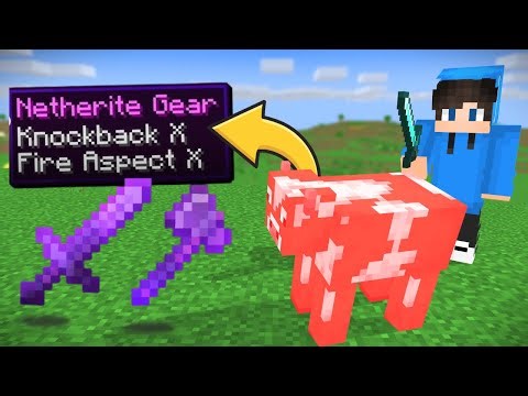 Minecraft But Animals Drop Op Items!!