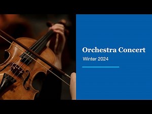 Middle and High School Orchestra Concert | Winter 2024