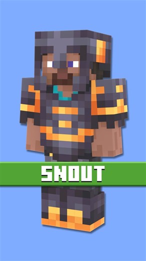 Snout Armor Trim with Netherite Armor | #minecraft