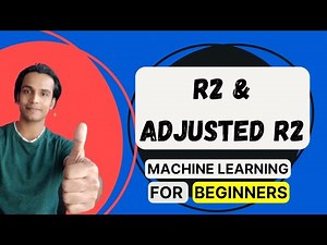 R2 and Adjusted R2 Made Easy 👍| Machine Learning For Beginners