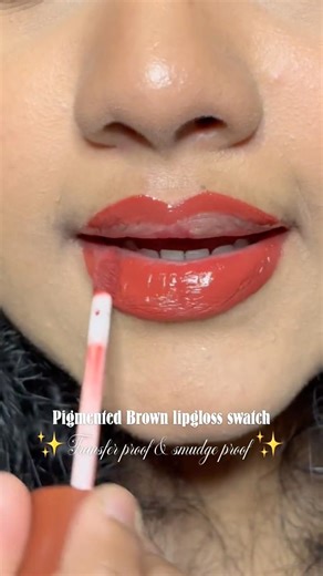 Long lasting, transfer proof, pigmented lip gloss✨Mars laila glossy lipstick #shorts #lipgloss #fyp