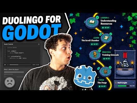 I Made Duolingo, But for Learning Godot Engine