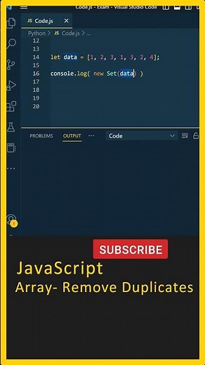 JavaScript Arrays: Remove Duplicates From Array, JavaScript in Telugu, Javascript Tutorial Beginners