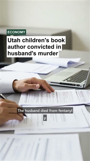 Utah children's book author convicted in husband's murder #Shorts