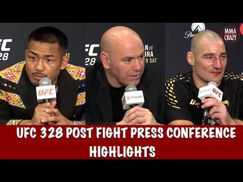 UFC 328 Post Fight Press Conference Highlights