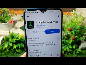 Manglish keyboard app kaise use kare !! How to use manglish keyboard app