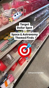 Target dollar section has the cutest space exploration themed finds. 🪐🚀 #TargetDollarSection #SpaceLearning #AstronomyForKids #TeacherSupplies #ClassroomEssentials #Homeschooling #EducationalFinds #TargetFinds #STEMLearning #budgetfriendly | The Purple Alphabet