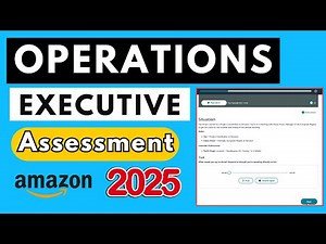 Amazon Operations Executive Assessment Test Answers 2025 | Operations Executive Amazon Interview