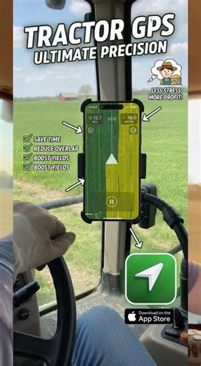 Tractor GPS make life easier.