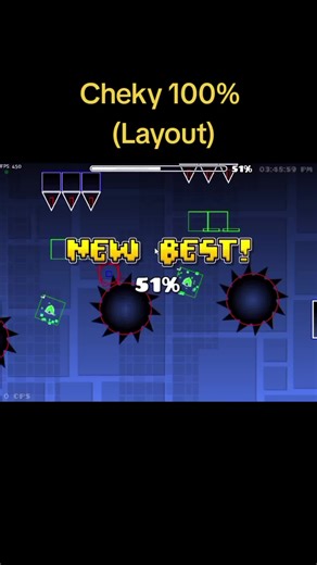Cheky 100% Layout Epico en Geometry Dash