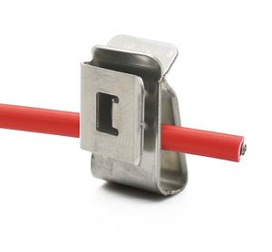 [Hot Item] 304 Stainless Steel PV Wire Clips Solar Cable Clamp