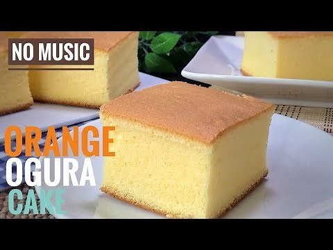Ogura Orange Cake Recipe | Cooking ASMR