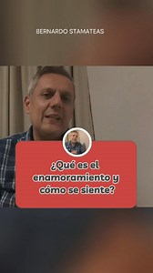 ¿Qué es el enamoramiento y cómo se siente? ❤️💑 Descubrí qué es el enamoramiento y cómo se siente. 🌹💖 ¡Hola! Hoy quiero hablarte sobre el enamoramiento. ¿Alguna vez te preguntaste qué es y cómo se siente? ¡Mirá este video! 🎥✨ Seguí mis redes para más contenido. 📲🌟 🇦🇷 #bernardostamateas #Enamoramiento #Amor #Psicología #Relaciones #Felicidad #Vida #Bienestar #Pareja #Emociones #Autoayuda #Bernardo #Argentina 🇺🇸🇲🇽🇨🇴🇪🇸🇧🇷💌💞 | Bernardo Stamateas