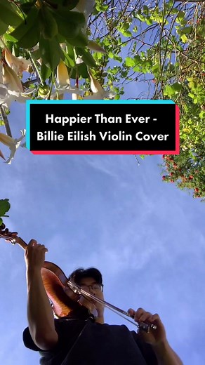 Billie Eilish Violin Cover of Happier Than Ever