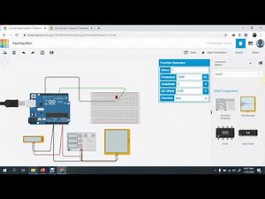 ADC - Part 4 Using Function Generator to Generate Input Signal with Tinkercad