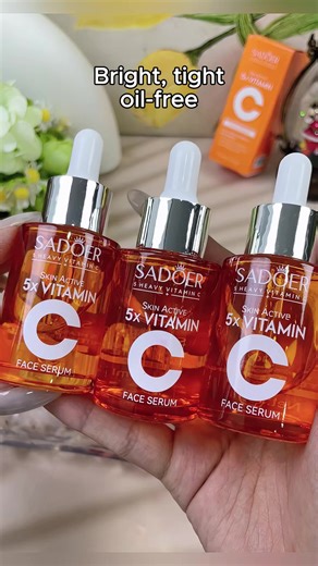 5x VC cream   serum. No dull skin allowed.#tiktokshop #fyp #makeuptutorials #makeuphacks #beauty