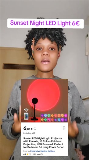 Sunset LED Night Light Projector with Remote, 16 Colors Rainbow Projection, USB Powered, Perfect for Bedroom & Living Room Decor