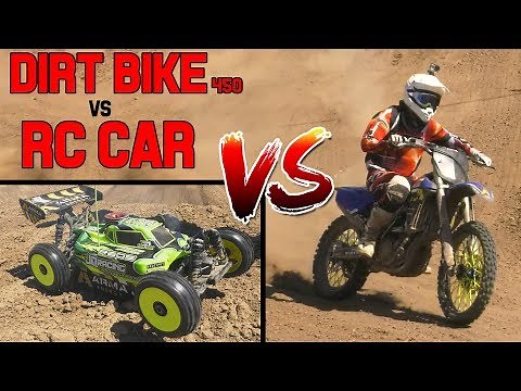Dirt Bike vs RC Car