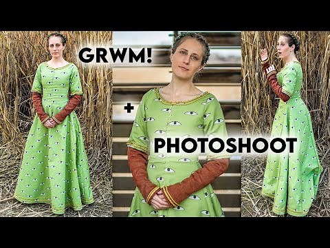 MEDIEVAL GRWM: Weird 14th century Eyes Dress / Kirtle / Cotehardie