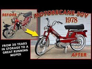 1978 Motobecane 50V Mobylette Restoration