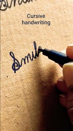 How to write cursive handwriting in English ll roycalligraphy58 ll