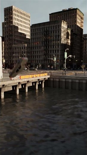 Splash Car Fall - Unreal Enginge 5 (Niagara) Water Starter VFX Pack