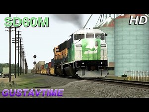 Train BNSF Intermodal (SD60M BN)