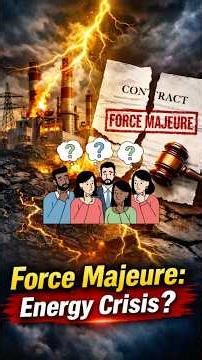 Force Majeure Explained in 30 Seconds #ytshorts #ForceMajeure #iran #israel #law #forcemajeure #upsc