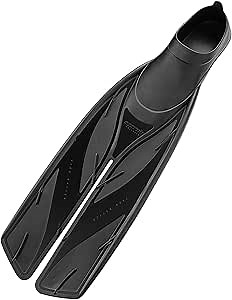 ATOMIC AQUATICS Full Foot Split Fins for Scuba Diving & Snorkeling | Durable High-Performance Swimming Fins with Split Blade