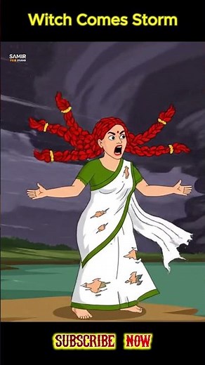 Witch Storms⚡ |Witch Cartoon | English Cartoon | Horror Stories Animated | Scary Stories Animated