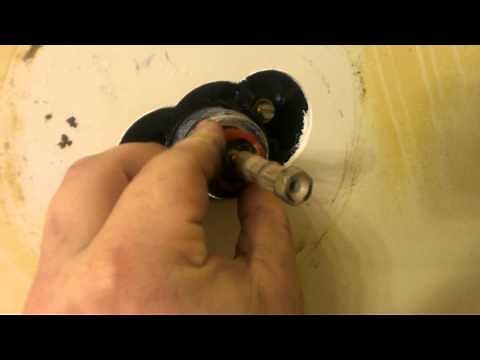 How to adjust/remove anti-scald shower valves
