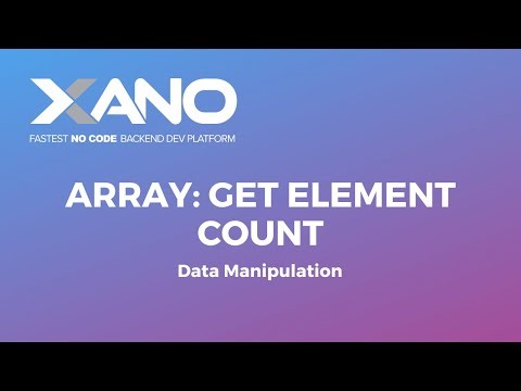 Array: Get Element Count