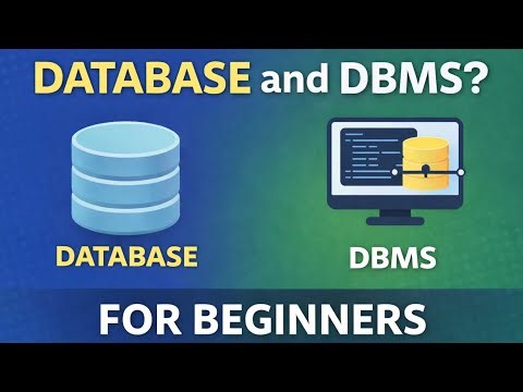 What is Database and DBMS? | Introduction to DBMS for Beginners