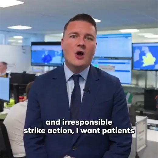 A message from Health and Social Care Secretary Wes Streeting to patients, and NHS staff caring for them, during the unnecessary BMA strikes 👇 | Department of Health and Social Care - DHSC