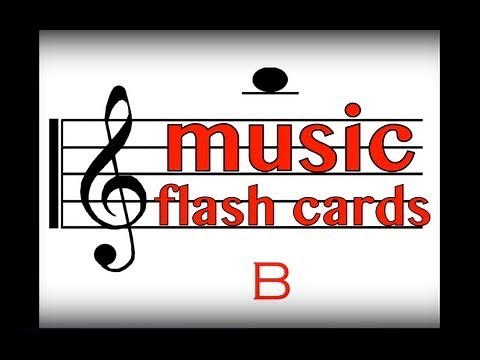 Music Flash Cards: Notes G, A & B