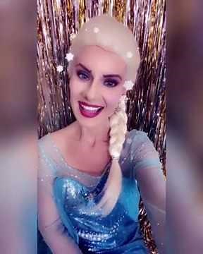 Virtual Elsa and Anna birthday party messages, Frozen themed!