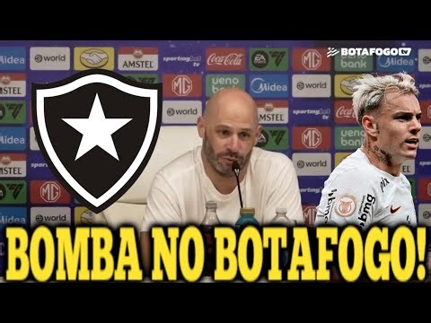 BOMBA NO BOTAFOGO! MÍDIA VAI A LOUCURA COM O FOGÃO! CONFIRMADO AGORA! NOTÍCIAS DO BOTAFOGO HOJE