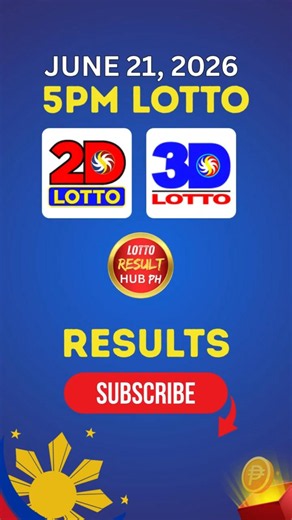 Recap: 5pm Lotto Result Today June 21, 2026 PCSO | 2nd Draw