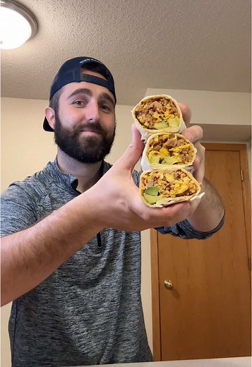 Keto breakfast burritos #fyp #foryou | Breakfast Burrito