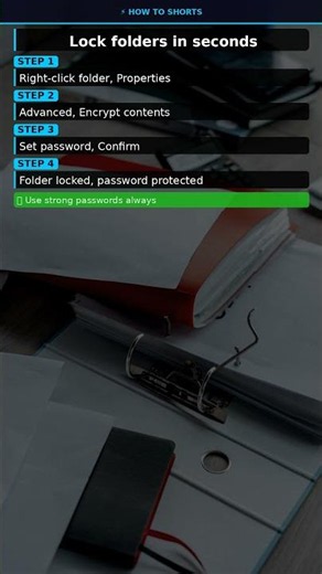 Lock Folder #Shorts