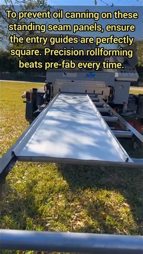 Insane Speed: On-Site Metal Roof Fabrication ⚡