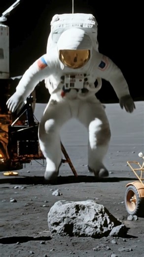 Apollo 16 (1972): John Young’s Iconic Moon Jump Captured by Charles Duke 🌙📸 The Legendary Apollo 16 Leap: How John Young Made History on the Moon 🚀One Small Step, One Giant Jump: John Young’s Historic Apollo 16 Moment 🌌 #NASA #astronomy #spaceexploration | Space Xplore