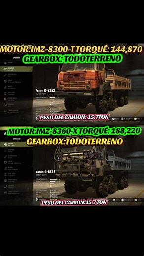 Varón G-5352 Truck Performance in SnowRunner