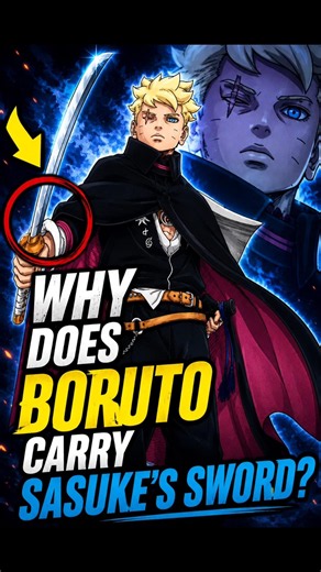 What do you think? Is Boruto carrying Sasuke's legacy or just his sword? 👇🔥