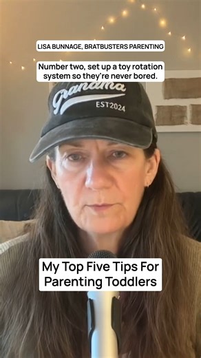 These are my top five tips for parenting toddlers. 🏠 Childproof your home so you don’t have to say no all of the time. I’m not saying never to say no, but this is simply about making your life easier. 🧸 Start a toy rotation system so they aren’t bored of their toy selection. It depends on the family, but you can start by swapping out toys once per week. 🌎 Enter their world when you’re playing with them … this could look like getting down on the floor and finding your inner toddler. ➡️ When yo