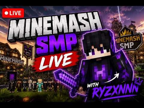 Playing on new server day 2 | Mine Mash | #minecraft #minecraftsurvival