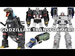 Godzilla x Transformers Crossover | Megatron Godzilla and Kiryu Optimus Prime