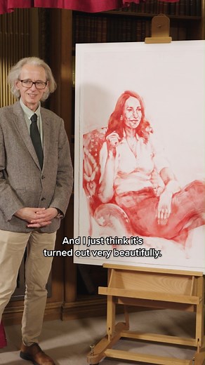 With the unveiling of our new portrait of Professor Hannah Fry by artist and winner of this year's Sky Arts #PortraitArtistOfTheYear Chloe Barnes this week, the Royal Society's Head of Library Keith Moore tells us more about this striking portrait. #Art #Portraits #WomenInSTEM | The Royal Society