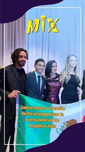 Salma Hayek y Demián Bichir protagonizan la nueva película de Angelina Jolie 📽🎬 #movie #film