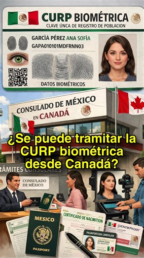 La CURP con datos biométricos en México será el documento nacional de identificación obligatorio para trámites bancarios, gubernamentales y escolares a partir del 1 de febrero de 2026, aunque inicialmente no se impondrá de forma forzosa a la población. Se espera que sea el nuevo estándar de identidad oficial y gratuita en el país. #canada #mexico #curpbiometrica